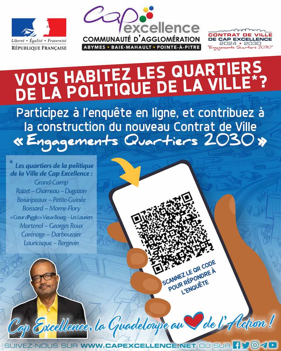 Flyers de l'enquête avec QRCode