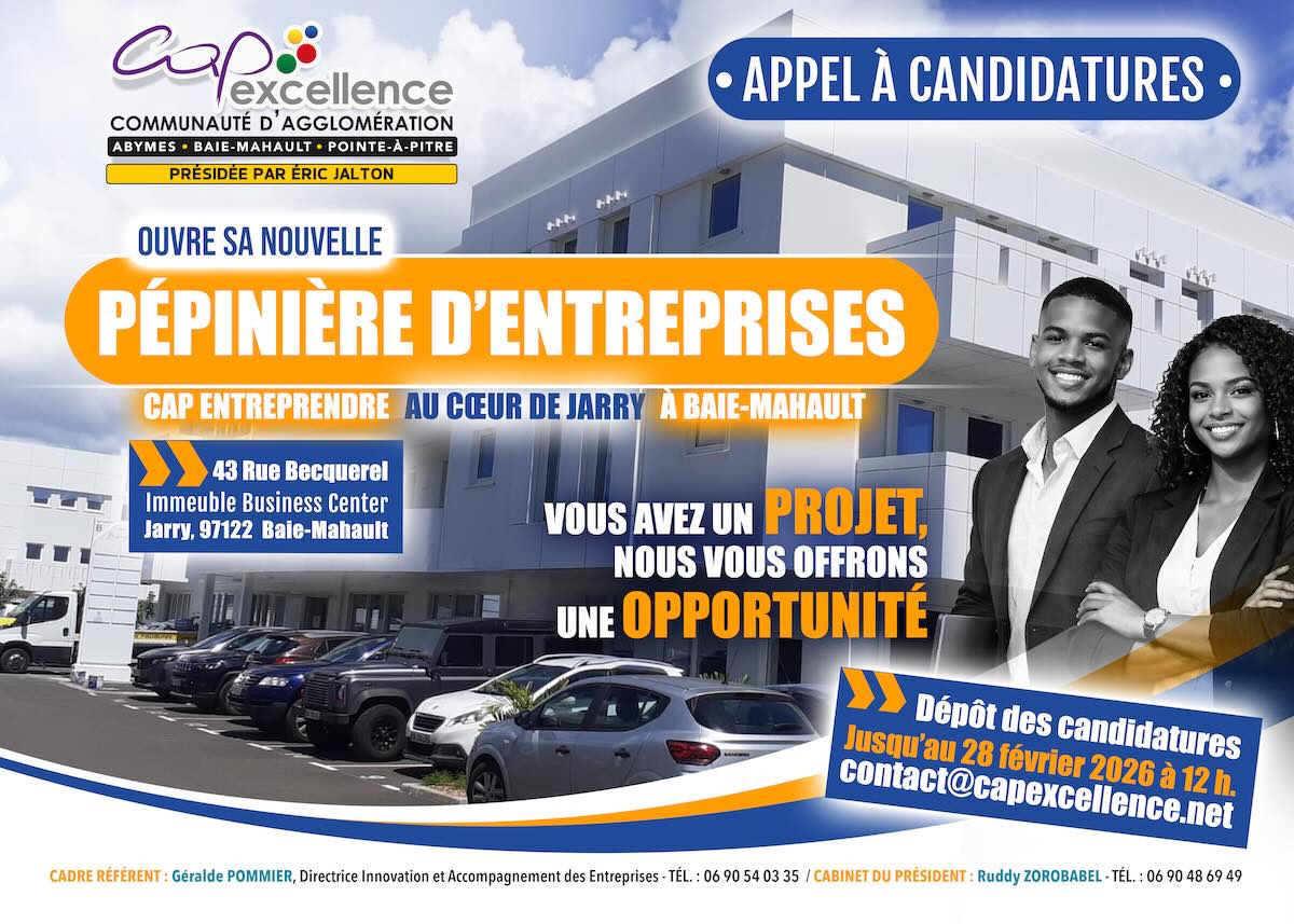 Appel à candidatures CAP ENTREPRENDRE